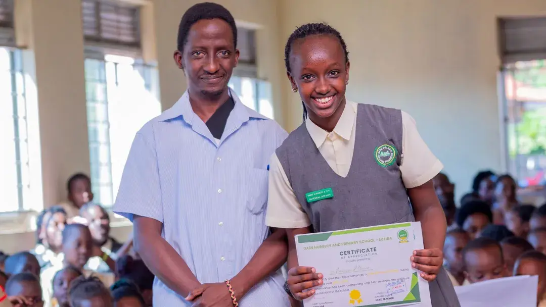 Awarding outgoing prefects