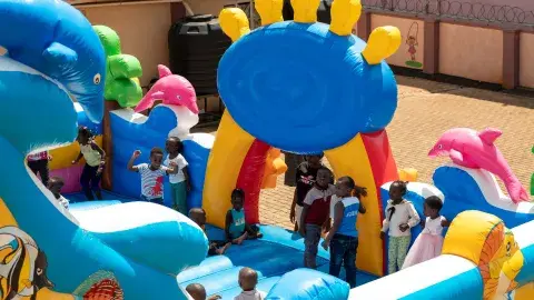 Bouncing castle time