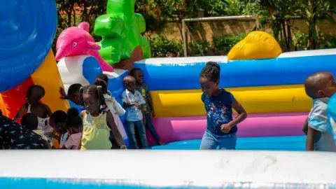 Bouncing castle time