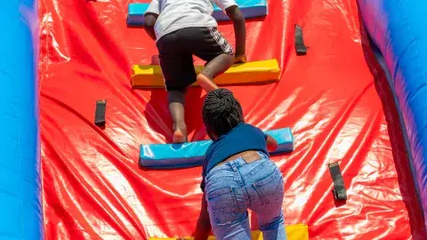 Bouncing castle time