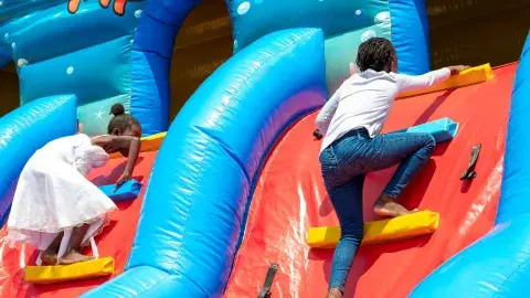 Bouncing castle time