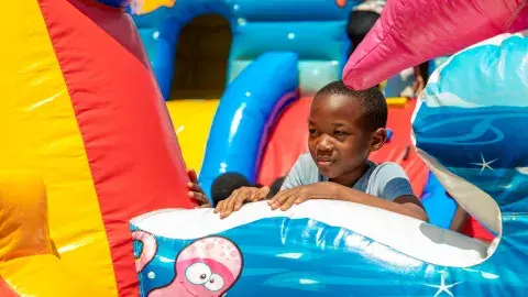Bouncing castle time