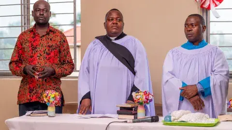 Head teacher and clergy