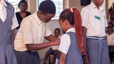 Handing over to incoming prefect