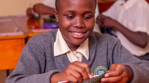 Knitting table mats, P.6