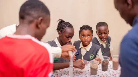 P.5 Science experiment