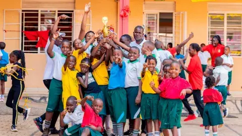 White house celebrating their victory